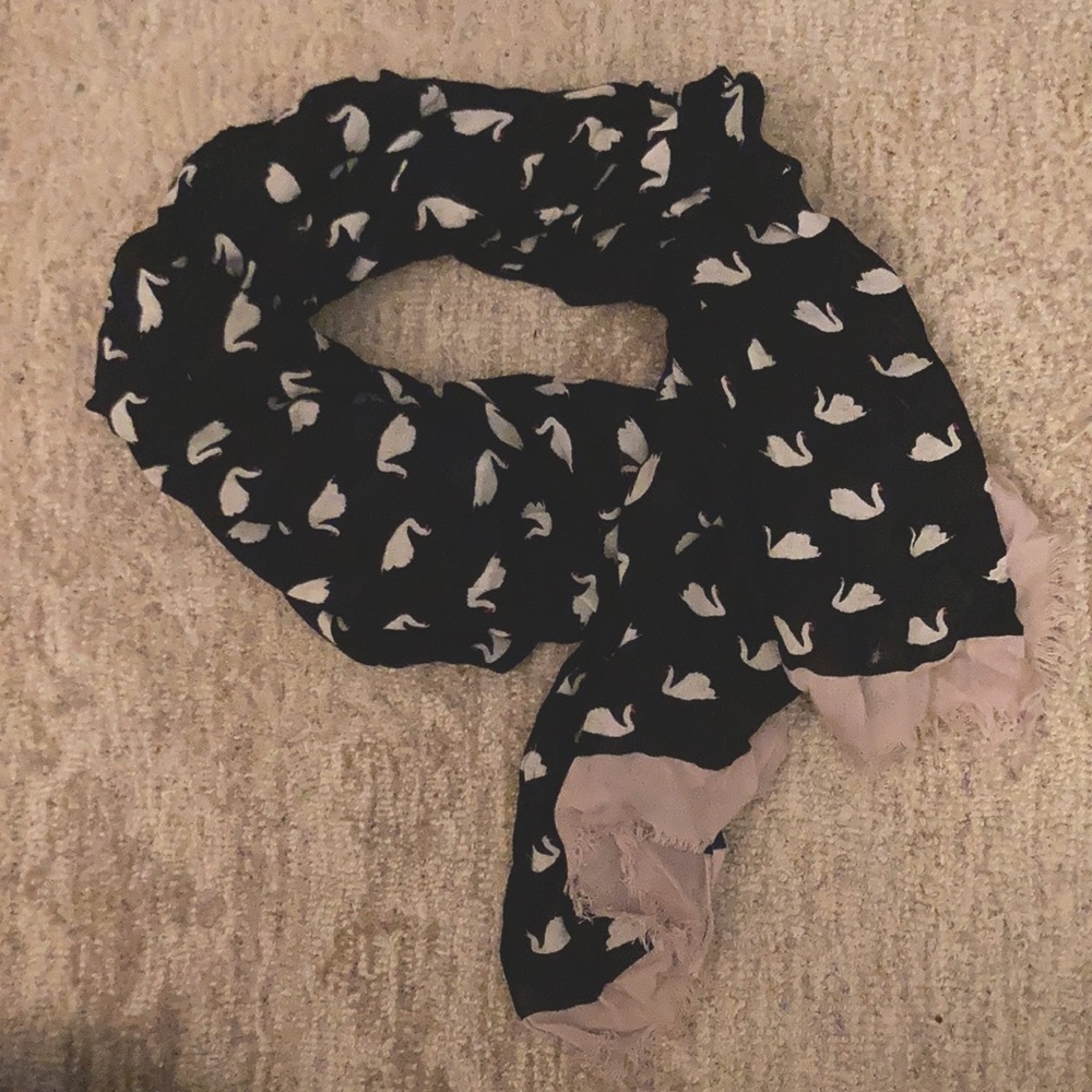 Kate Spade swan scarf